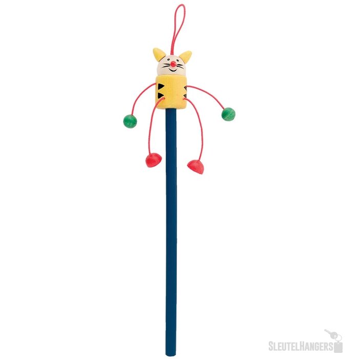 Potlood Met Leuk Figuurtje Blauw