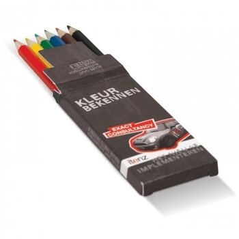 Doosje met 6 kleurpotloden Veelkleurig Doosje met 6 kleurpotloden Veelkleurig