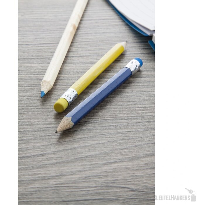 Mini Potlood Met Gum Geel
