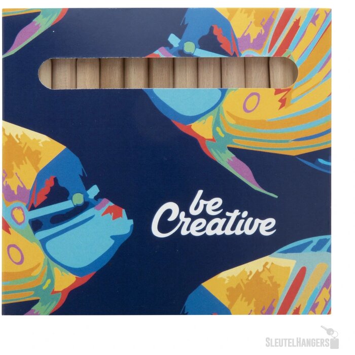 Doosje Met Kleurpotloden Bedrukken Veelkleurig