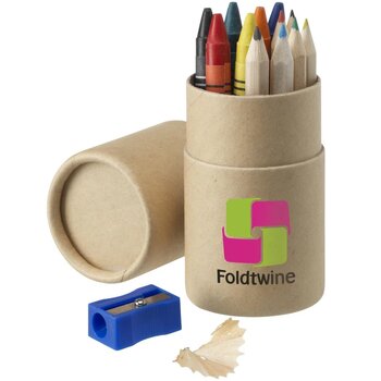 Kleurpotloden In Koker Bruin Kleurpotloden In Koker Bruin