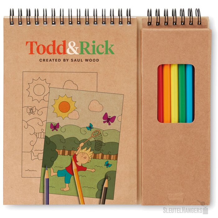 Complete kleurset voor kinderen Beige