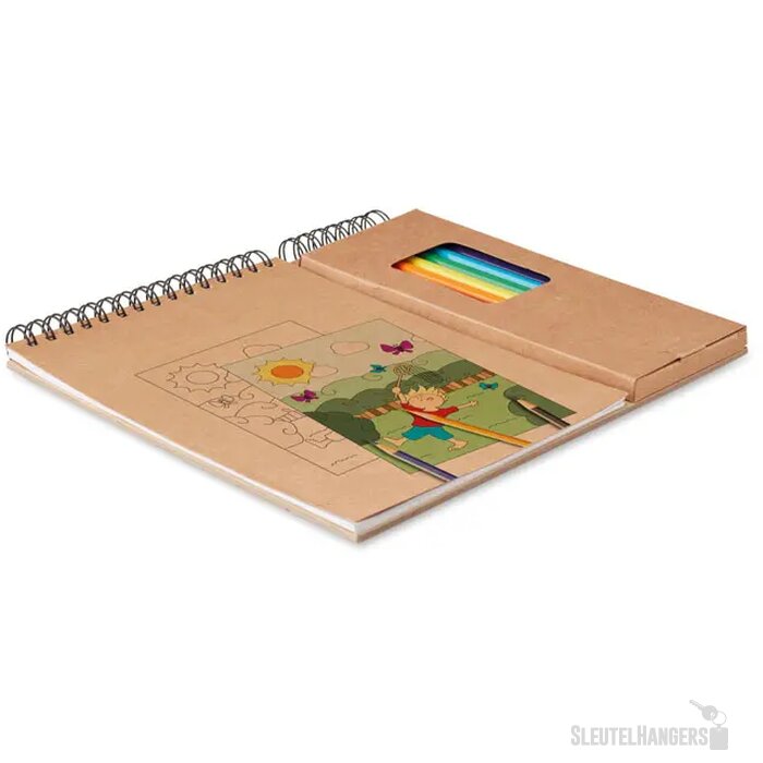 Complete kleurset voor kinderen Beige