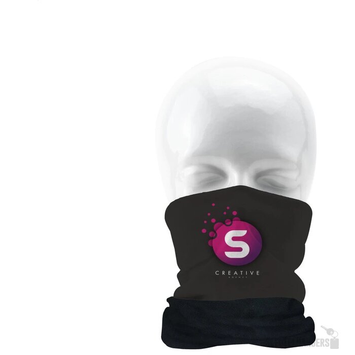 Bandana Fleece Multifunctionele Sjaal Zwart