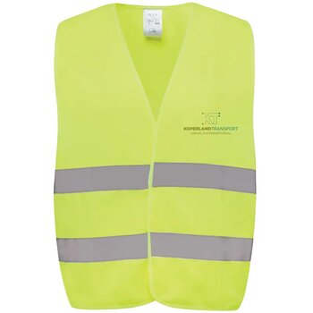 GRS gerecycled PET reflecterend veiligheidsvest geel GRS gerecycled PET reflecterend veiligheidsvest geel