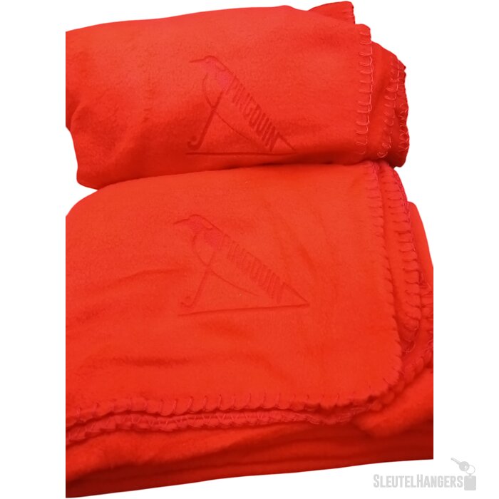 Goedkope fleece deken Rood