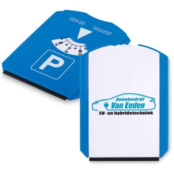 IJskrabber met parkeerschijf Blauw