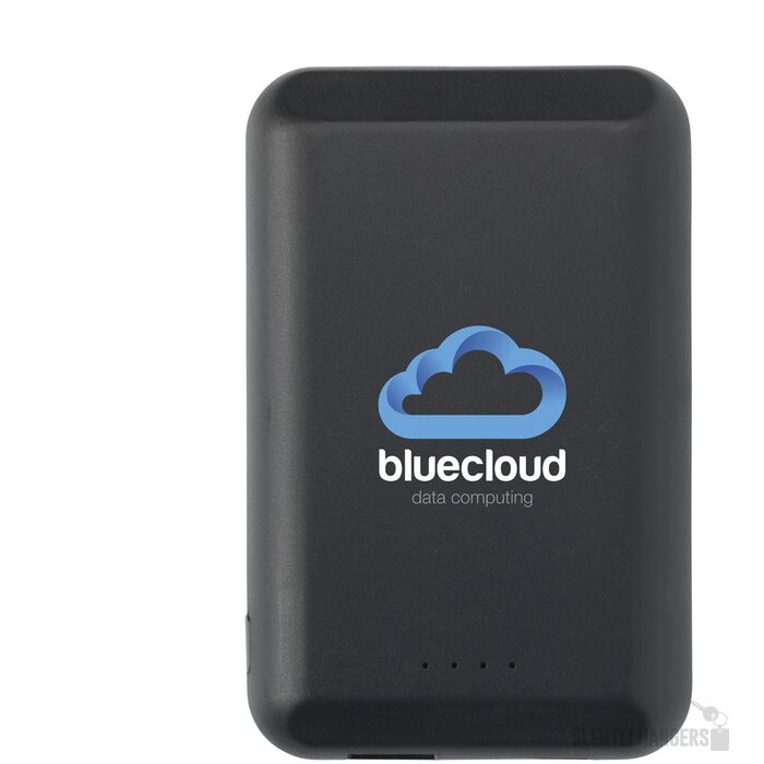 Powerbank Met Draadloze Oplader (5000 Mah) Zwart