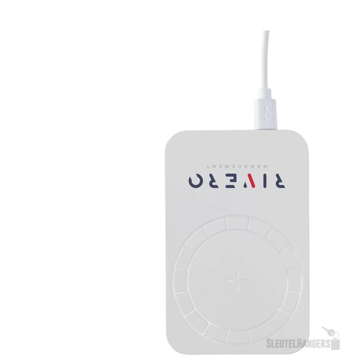 Powerbank Met Draadloze Oplader (5000 Mah) Wit
