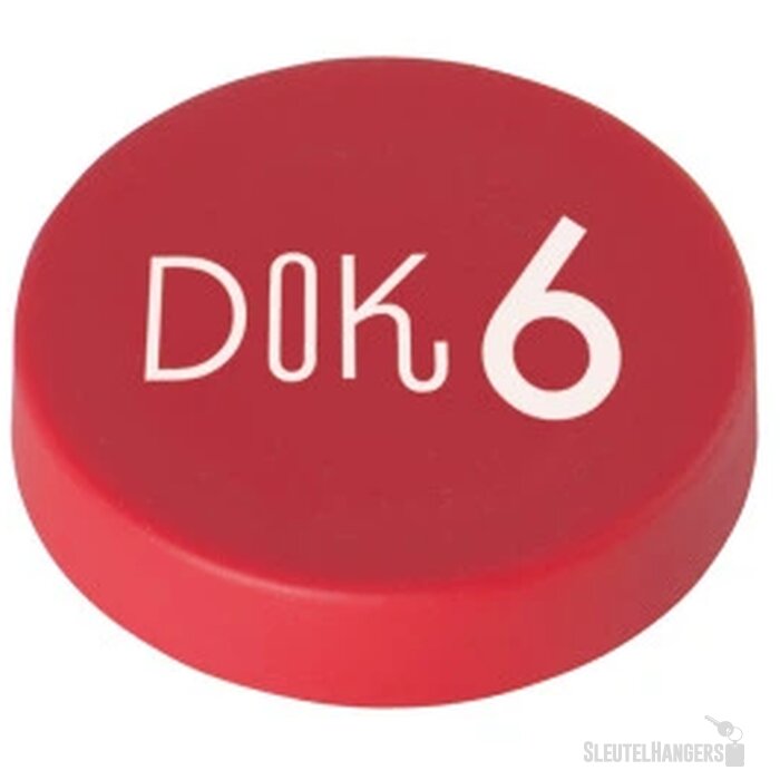 Ronde magneet Rood