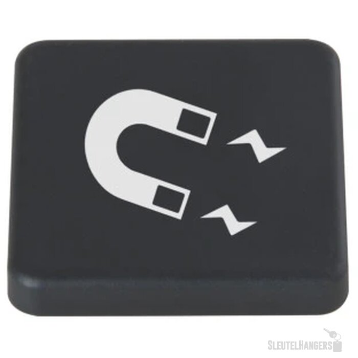 Vierkante magneet Zwart