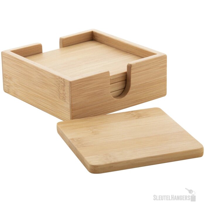 Bamboe Onderzetter Set Naturel