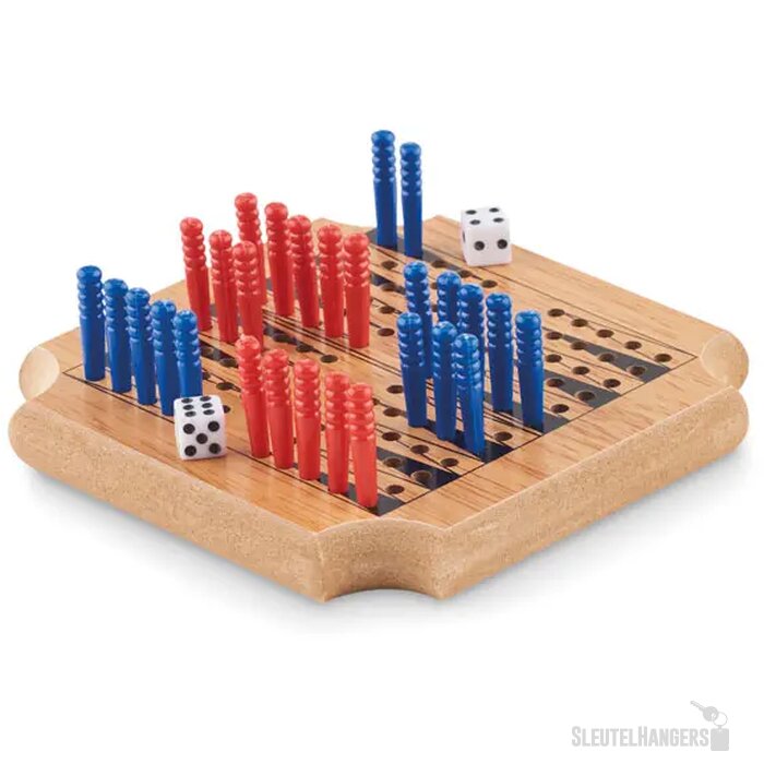 Set onderzetters met spellen Bruin
