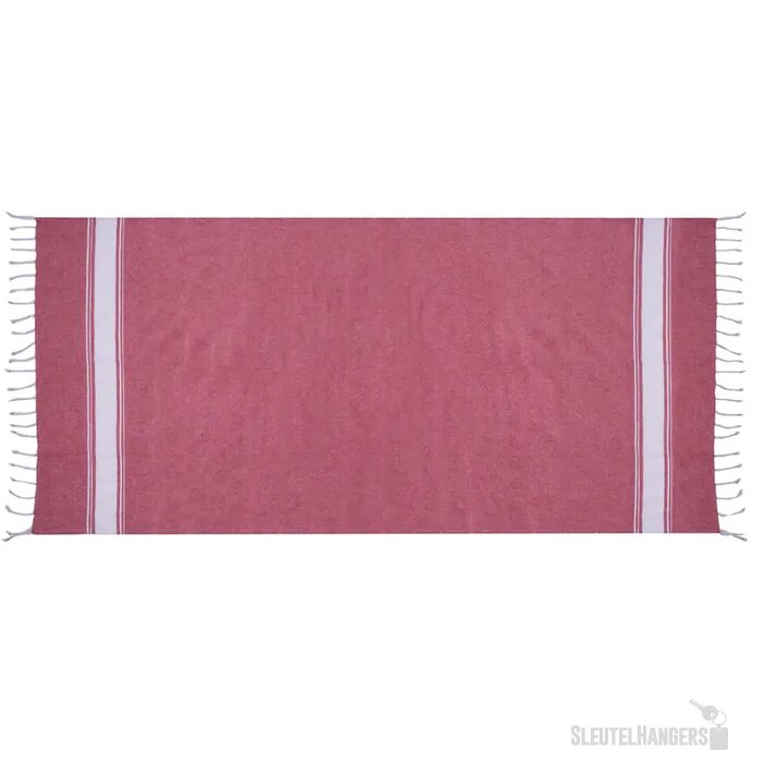 Strandlaken Met Rafels (180 X 90 Cm) Rood