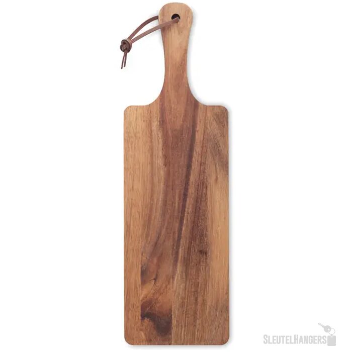 Borrelplank met handvat Bruin