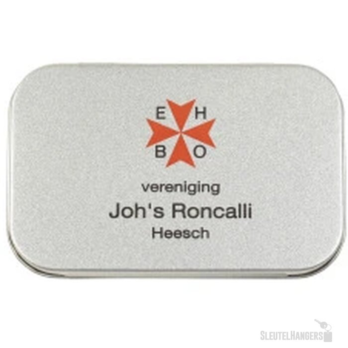 Blikje met 20 pleisters Zilver