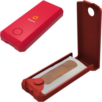 Pleisterdoosje Met 10 Pleisters Rood