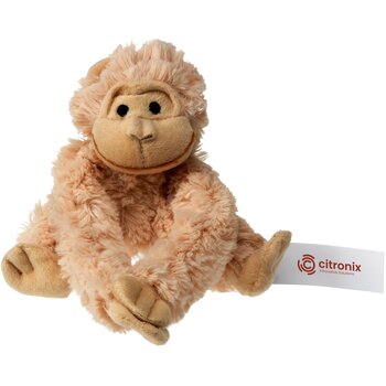 Gorilla Knuffel Met Klittenband Kaki