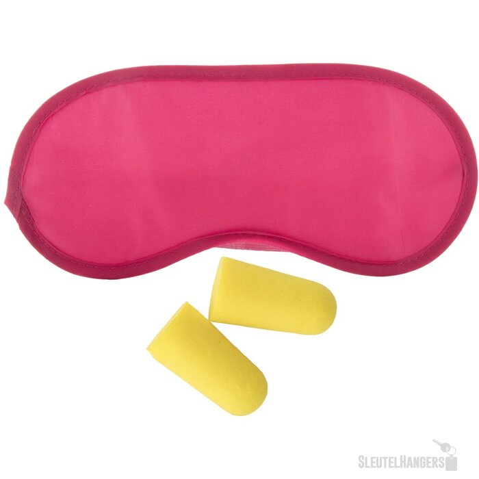 Slaapmasker Met Oordopjes Fuchsia