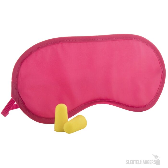 Slaapmasker Met Oordopjes Fuchsia