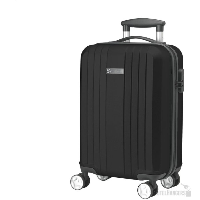 Trendy Lichtgewicht Trolley Zwart