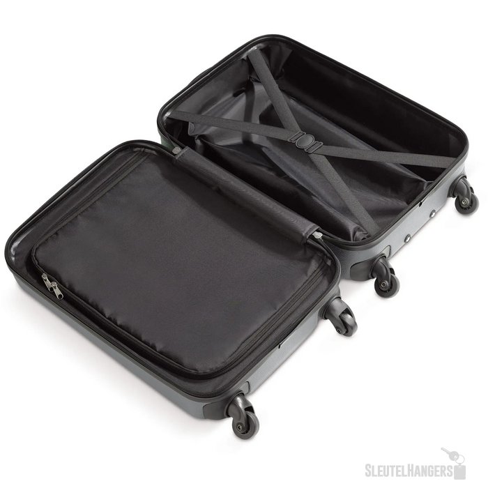 Trolley 18 inch zilver