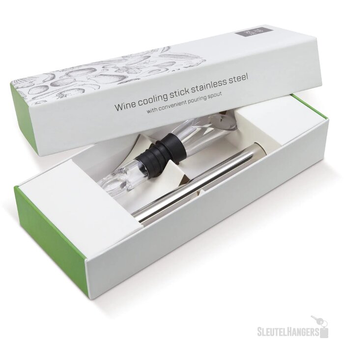 Wijnkoeler stick Zilver