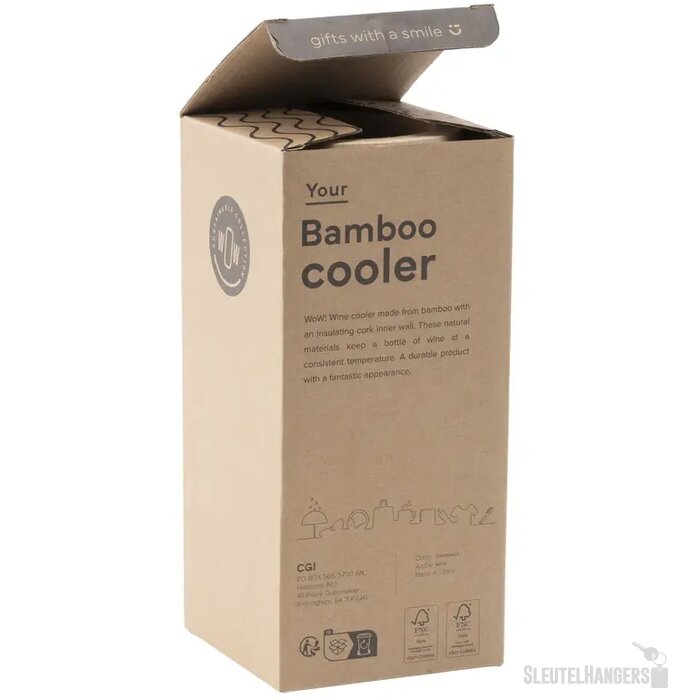 Bamboe Wijnkoeler Bruin