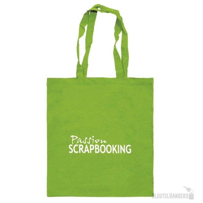 Gekleurde tote bag Lichtgroen