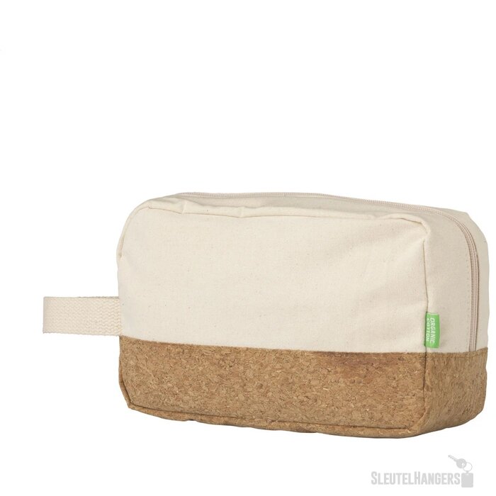 Eco Cork Cosmetic Bag Toilettas Naturel