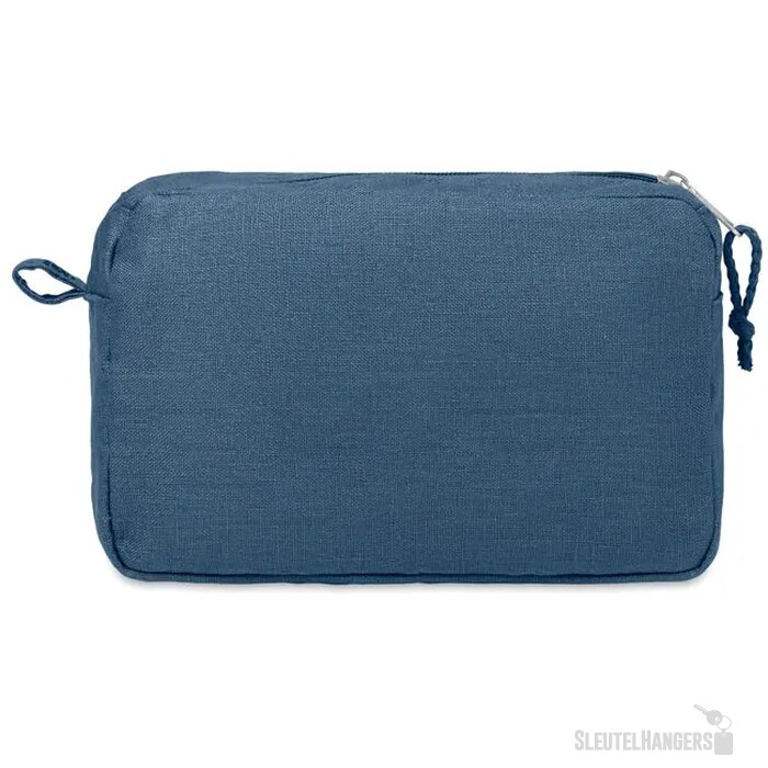 Hennep toilettas Naima cosmetic blauw