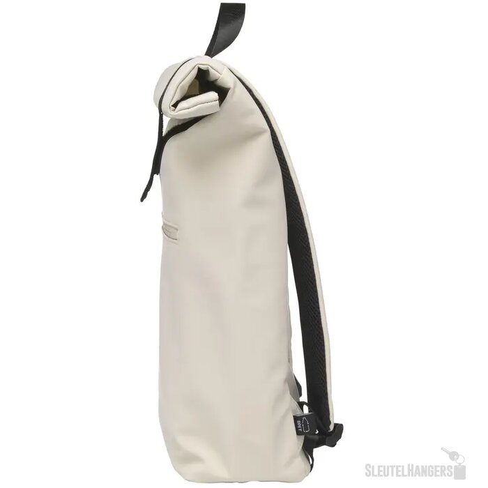 Lennon Roll-Top Recycled Pu Backpack Rugzak Beige