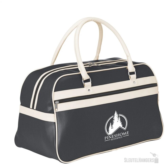 Retrosport Sporttas Zwart/Wit