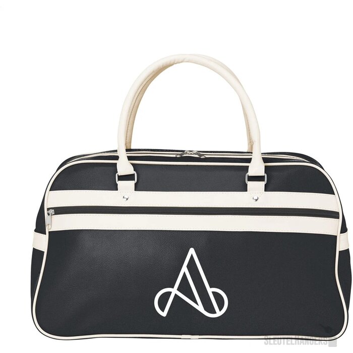 Retrosport Sporttas Zwart/Wit