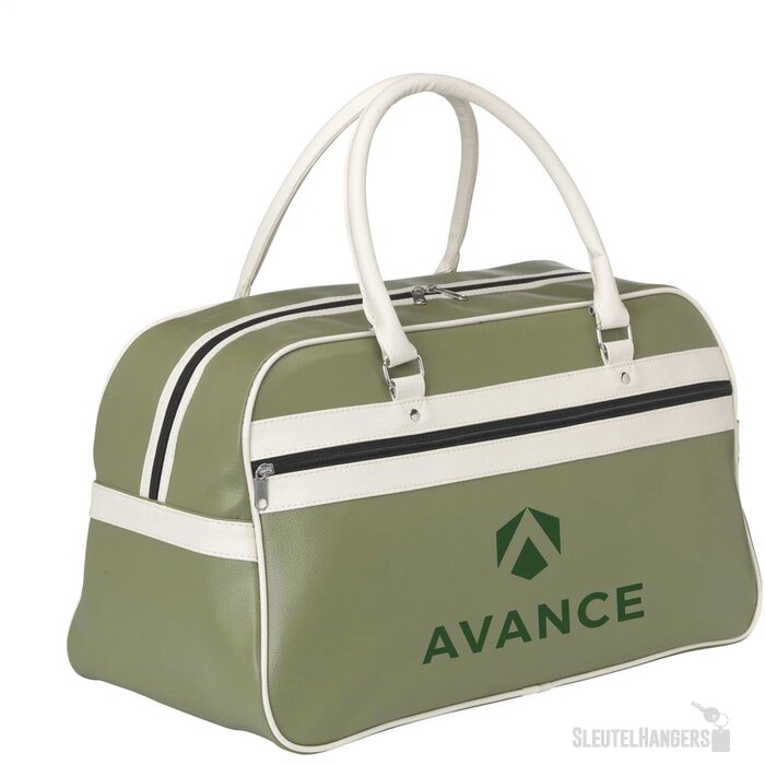 Retrosport Sporttas Groen/Beige