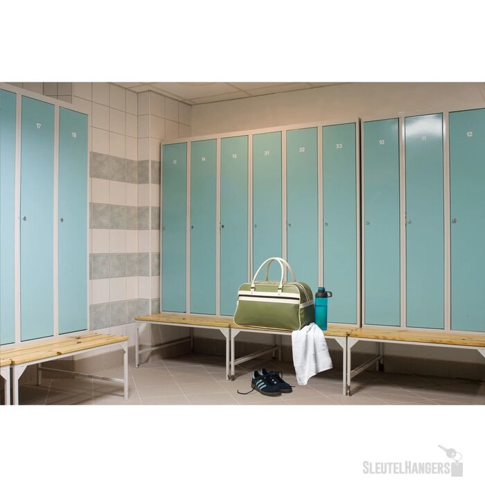 Retrosport Sporttas Groen/Beige