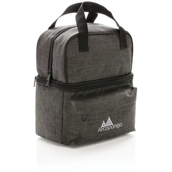 Koeltas met 2 aparte koel compartimenten grijs Koeltas met 2 aparte koel compartimenten grijs