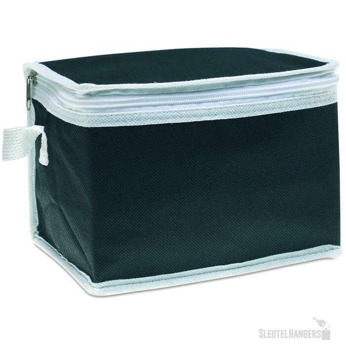 Koeltas voor 6 blikjes Zwart