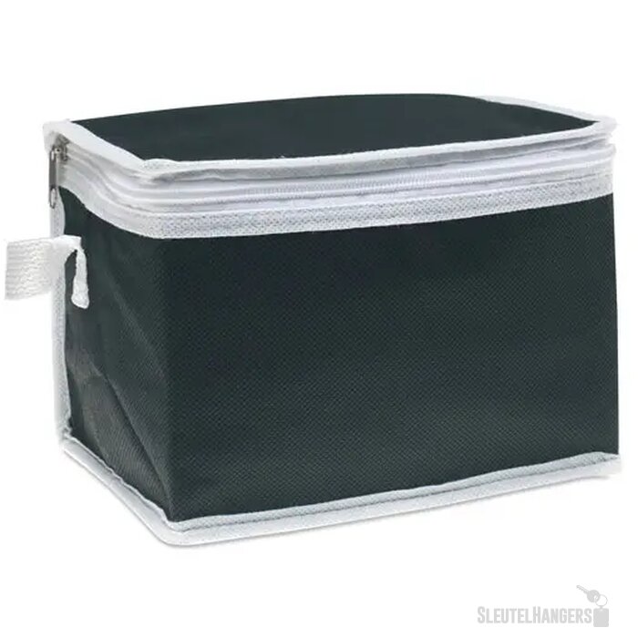 Koeltas voor 6 blikjes Zwart