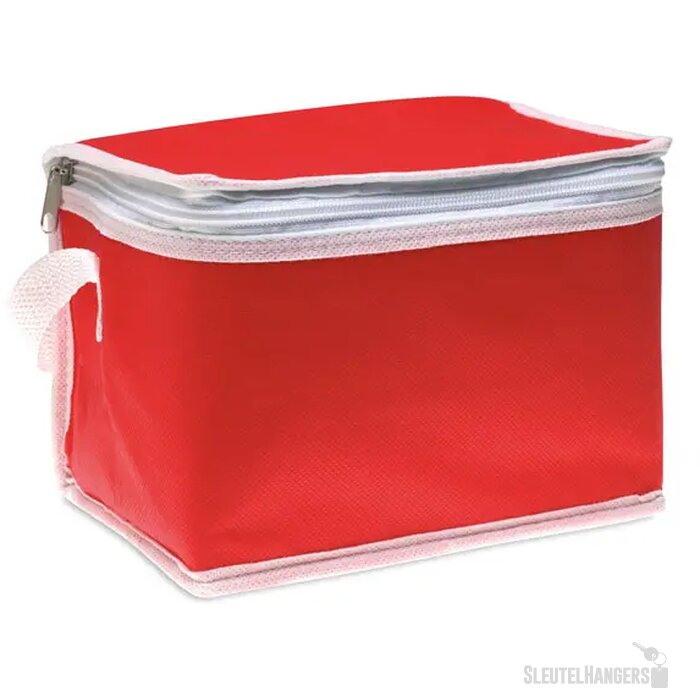 Koeltas voor 6 blikjes Rood