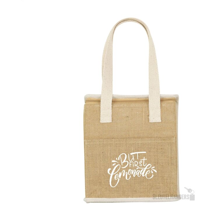 Duurzame Koeltas Van Jute/Katoen Naturel