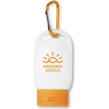 Zonnebrand met karabijnhaak (30 ml) Oranje