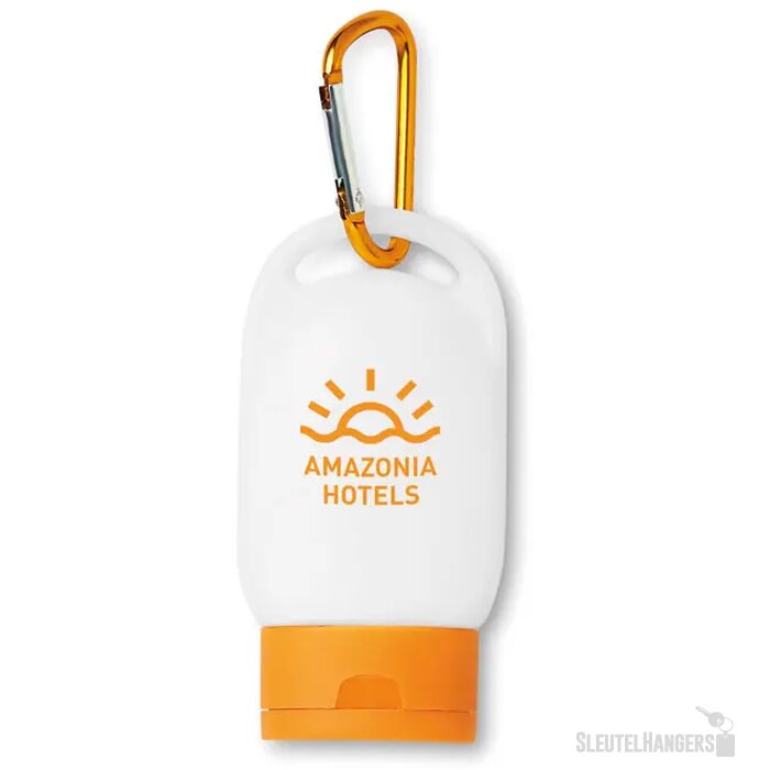 Zonnebrand met karabijnhaak (30 ml) Oranje