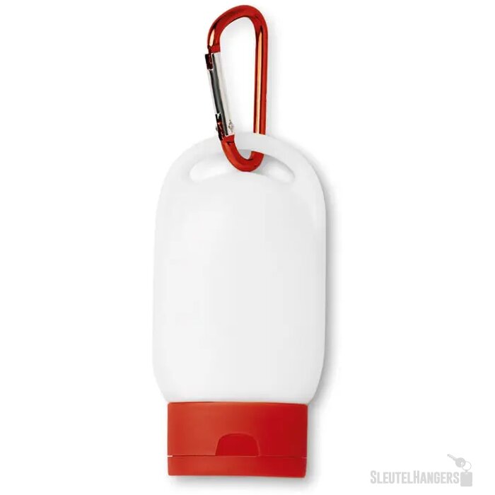 Zonnebrand met karabijnhaak (30 ml) Rood
