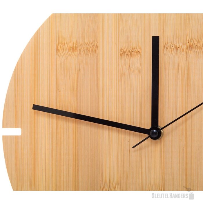 Bamboe Wandklok Naturel