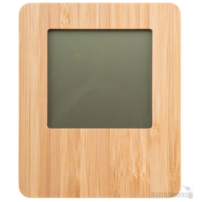 Digitale Klok Met Weerstation Naturel