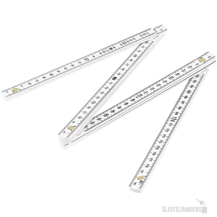 Glasfiber Duimstok 2M Wit