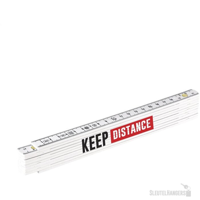 Glasfiber Duimstok 2M Wit