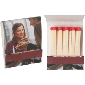 Lucifermapje met 20 kleine lucifers Custom Made Lucifermapje met 20 kleine lucifers Custom Made