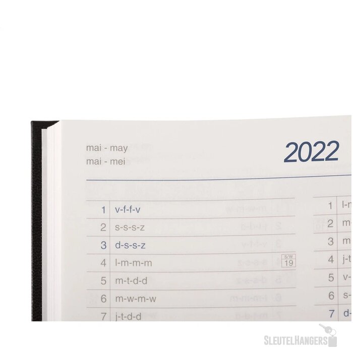 Eurodirect Agenda 4-Talig Blauw